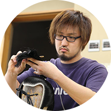 人材募集　先輩床山からメッセージ２